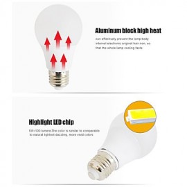 Zweihnder W452 Top Quality Led Lamp 5W Led Bulb Led E27 85-265V Warm Light /Cool White SMD 5730 Aluminum Cooling