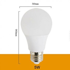 Zweihnder W452 Top Quality Led Lamp 5W Led Bulb Led E27 85-265V Warm Light /Cool White SMD 5730 Aluminum Cooling