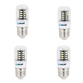 4 pcs E14 / G9 / GU10 / E26/E27 / B22 LED Corn Lights 30 SMD 5733 450 lm Warm White / Cool White AC 220-240 V