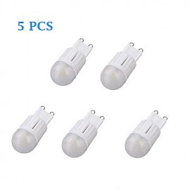 5W G9 LED Corn Lights T 2 COB 380 lm Warm White / Cool White AC 220-240 V 5 pcs