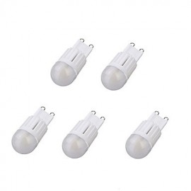 5W G9 LED Corn Lights T 2 COB 380 lm Warm White / Cool White AC 220-240 V 5 pcs