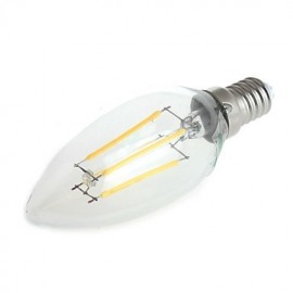 4W E14 LED Filament Bulbs C35 4 Dip LED 380 lm Warm White / Cool White Decorative AC 220-240 V