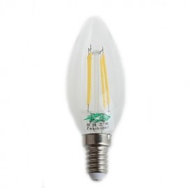 4W E14 LED Filament Bulbs C35 4 Dip LED 380 lm Warm White / Cool White Decorative AC 220-240 V