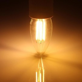 4W E14 LED Filament Bulbs C35 4 Dip LED 380 lm Warm White / Cool White Decorative AC 220-240 V