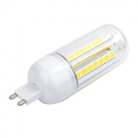 Marsing G9 10W Cross Board 1000LM 6500K/3000K 56-5050 SMD Warm/Cool White Light LED Corn Bulb (AC 220~240V)