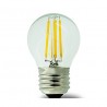 1 pcs E26/E27 4W 4 COB 400 lm Warm White G45 edison Vintage LED Filament Bulbs AC 220-240 V No flash