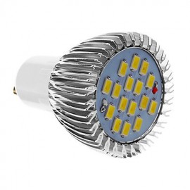 6W GU10 LED Spotlight 16 SMD 5730 640 lm Cool White AC 85-265 V