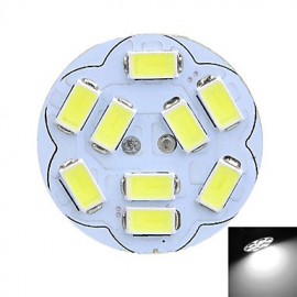 G4 2W 200lm 3500K/6500k 9x5730 LED Round Board Warm/Cool White Light Lamp (AC/DC12V)