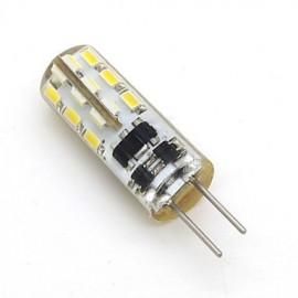 50PCS G4 24LED SMD3014 90-110LM Warm White/White DC12V LED Bi-pin Lights