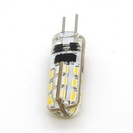 50PCS G4 24LED SMD3014 90-110LM Warm White/White DC12V LED Bi-pin Lights