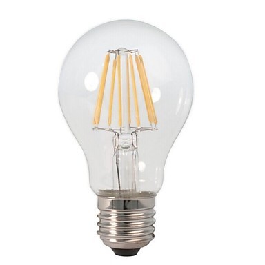 E26/E27 LED Globe Bulbs A60(A19) 8 COB 800 lm Warm White Decorative AC 220-240 V