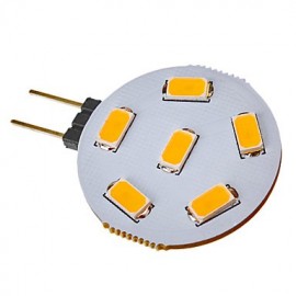 3W G4 LED Spotlight 6 SMD 5730 120-150 lm Warm White / Cool White DC 12 / AC 12 V