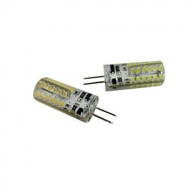 1 pcs G4 5W 48X SMD 3014 1152LM 2800-3500/6000-6500K Warm White/Cool White Corn Bulbs DC 12V