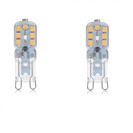 2PCS G9 14SMD2835 4W 300-400LM Warm White /Cool White Decorative AC220V/110V LED Corn Lights T