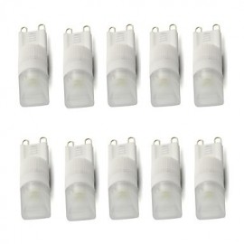 LED G9 1W Mini Ceramic Home Spotlight Cob 220V 240V Cool/Warm White (10 Pieces)