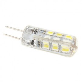 1.5W G4 LED Filament Bulbs 24 100 lm Warm White / Cool White DC 12 V 5 pcs