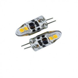 2PCS G4 2835SMD 4LED 3W 200-350LM Warm White / Cool White Decorative DC/AC10-20V LED Bi-pin Lights