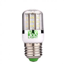 E27 4W 48 SMD 3014 350-450 LM Warm White / Cool White Corn Bulbs AC/DC 12 - 24 V