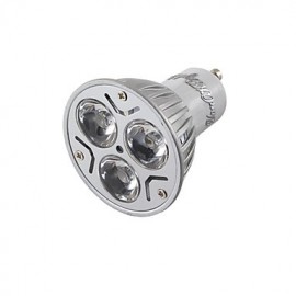 4PCS Dimmable LED 3W GU10 280LM White/ Warm White 3-High Power LED Spot Light Bulb-(AC110-120V / 220V-240V)