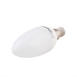 1PCS E14 4W 6-SMD5730 320LM 3000K Warm white High quality ceramic LED Candle light (AC110-120V/220-240V)
