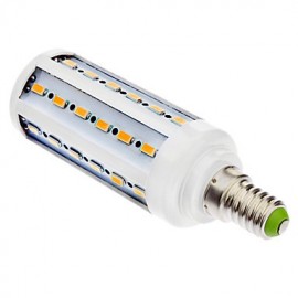 E14 6W 42x5630SMD 480-540LM 2500-3500K Warm White Light LED Corn Bulb (220-240V)