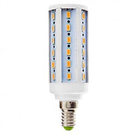E14 6W 42x5630SMD 480-540LM 2500-3500K Warm White Light LED Corn Bulb (220-240V)