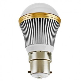 B22 3 W 3 High Power LED 230 LM Warm White A Dimmable Globe Bulbs AC 220-240 V