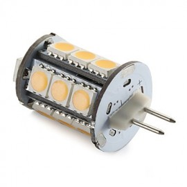 4PCS G4 18LED SMD5050 300-400LM Warm White/White Decorative DC12V LED Bi-pin Lights