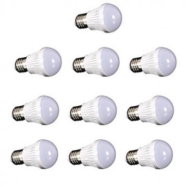 10pcs 3W E27 led lamp bulb AC220V 110V SMD2835 Globe Light Bulbs Ball Lamp Spotlight White/Warm white LED spotlight lamp for home