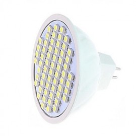 1 pcs 5 W 60LED X SMD 3528 360-750 LM 2800-3500/6000-6500 K Warm White/Cool White MR16 Spot Lights AC 220 V
