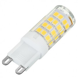 G9 6W 500lm 3500K/6500k 51x2835 LED Warm/Cool White Light Bulb Lamp (AC220-240V)