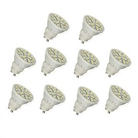 5W GU10 LED Spotlight 20 SMD 5050 320 lm Warm White / Cool White AC 220-240 V 10 pcs