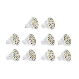 5W GU10 LED Spotlight 20 SMD 5050 320 lm Warm White / Cool White AC 220-240 V 10 pcs