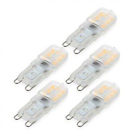 4W G9 LED Bi-pin Lights 14 SMD 2835 300-360 lm Warm White / Cool White AC 220-240 V 5 pcs