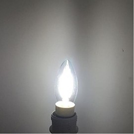 4W E14 LED Filament Bulbs C35 4 COB 400 lm Warm White Cool White Decorative AC 220-240 V 12 pcs