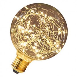 3W E26/E27 LED Filament Bulbs G95 47 Integrate LED 300 lm Warm White Decorative AC 220-240 V 1 pcs