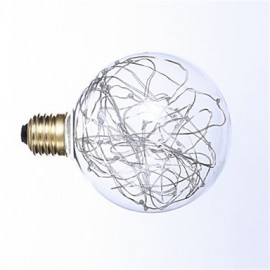 3W E26/E27 LED Filament Bulbs G95 47 Integrate LED 300 lm Warm White Decorative AC 220-240 V 1 pcs