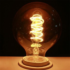 1pcs Dimmable 4W G95 Soft Led Filament Light LED Vintage Lamp Bulb Globe Edison Bulb for Internet Bar AC220-240V