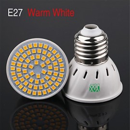 5Pcs E26/E27 GU5.3(MR16) GU10 72LED 7W LED 2835SMD 600-700Lm Warm White Cold White Natural White LED Spotlight (AC 110V/220V)