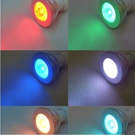 1 pcs GU10 5W 3X 72LM 2800-3500/6000-6500K RGB/Color-Changing Remote-Controlled Spot Lights AC 220-240V