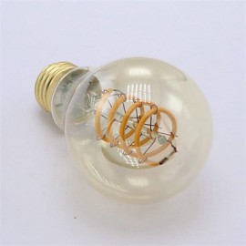 1pcs Dimmable A19 E27 New Design Soft LED Filament 4W LED Vintage Lamp Bulb Spiral Edison Bulb Commercial Light Bulb 220-240V