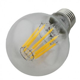 6 pcs-12W E26/E27 LED Filament Bulbs A60(A19) 12 COB 1000 lm Warm White Cool White Decorative AC 220-240 V