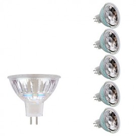 3W GU5.3 LED Spotlight MR16 1 COB 230/240 lm Warm White/Cool White DC/AC 12V 6 pcs