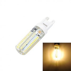 G9 Cross Silicone Seal 12W 800-900lm 6500K/3000k 104 x SMD 3014 LED Cool /Warm White Light Bulb Lamp (AC 220V)