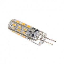 1.5W G4 LED Corn Lights T 24 SMD 3014 100-120 lm Warm White Cool White Dimmable Decorative DC 12 V 10 pcs
