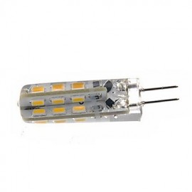 1.5W G4 LED Corn Lights T 24 SMD 3014 100-120 lm Warm White Cool White Dimmable Decorative DC 12 V 10 pcs