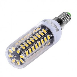 4PCS E14 6W AC220-240V 72*5733 SMD LED Intelligent IC Control Cole White/Natural White/Warm White Three-segmented Dimmable LED Corn Bulb