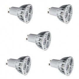 5pcs 6W GU10 LED Spotlight 3*2W High Power LED Warm/Cool White Aluminum Alloy Led Lamp Spotlight Bulb AC85-265V