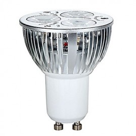 5pcs 6W GU10 LED Spotlight 3*2W High Power LED Warm/Cool White Aluminum Alloy Led Lamp Spotlight Bulb AC85-265V