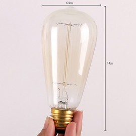 Filament Bulb Retro Vintage Industrial Incandescent 40W